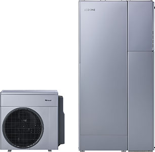 エコワン160Lシングルハイブリッド給湯暖房システムタンク一体タイプRHBF-RCUM246AW